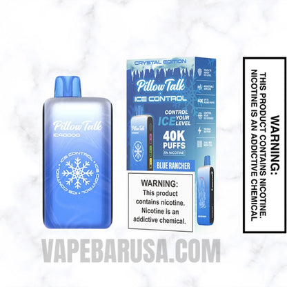 Blue Rancher Pillow Talk IC40000 Crystal Edition Vape With Package Box