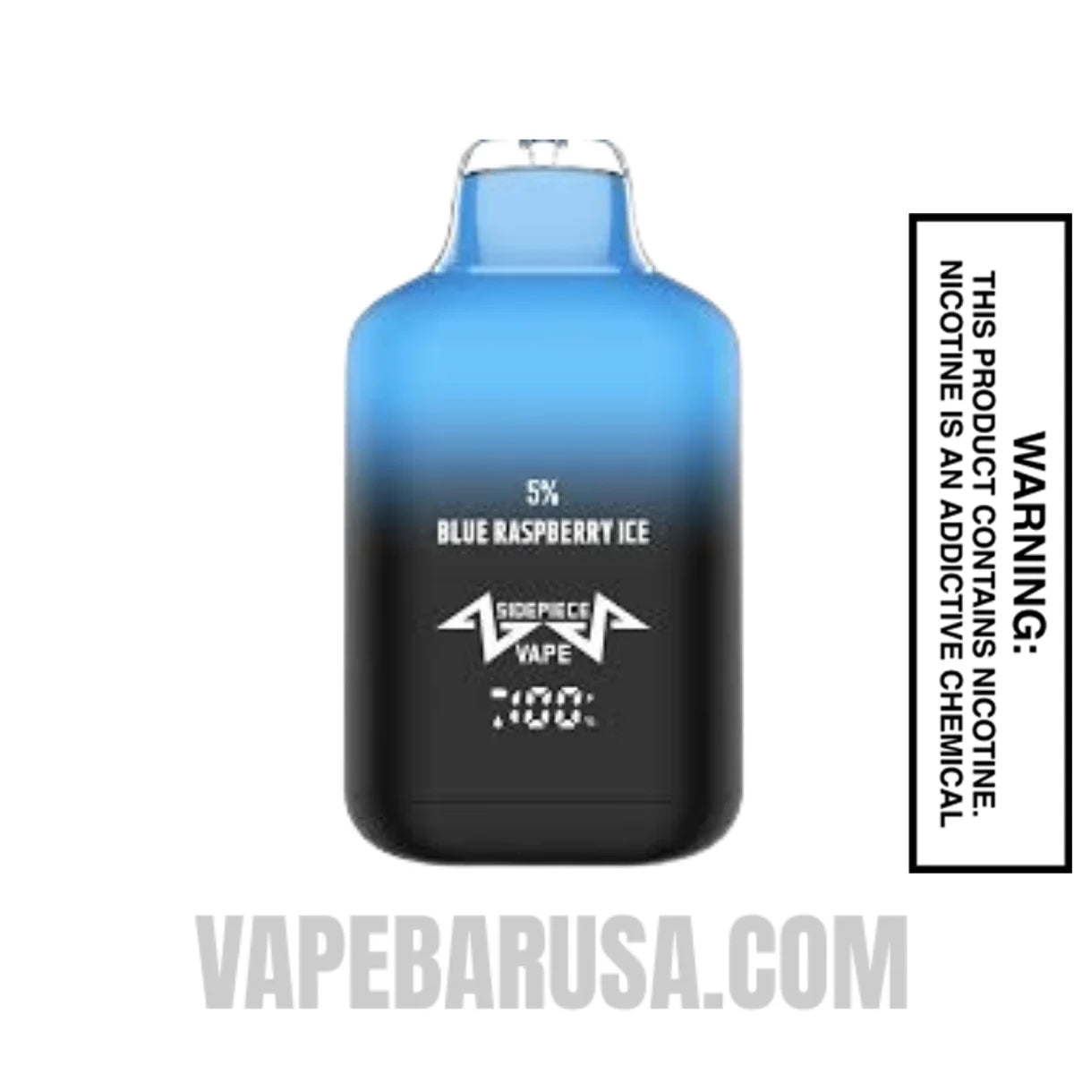 Blue Raspberry Ice Sidepiece SP8000 Disposable Vape