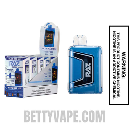 Blue Raz Ice RAZ TN9000 Disposable Vape With Bundle Pack