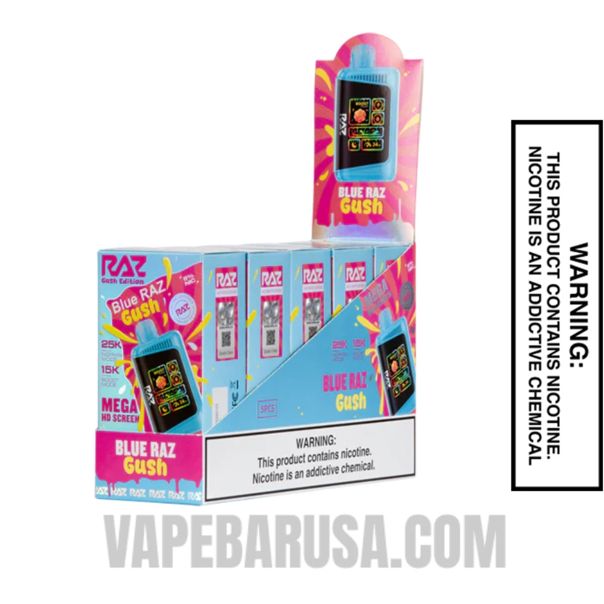 Blue Raz RAZ LTX 25K Gush Edition Vape with Bundle box