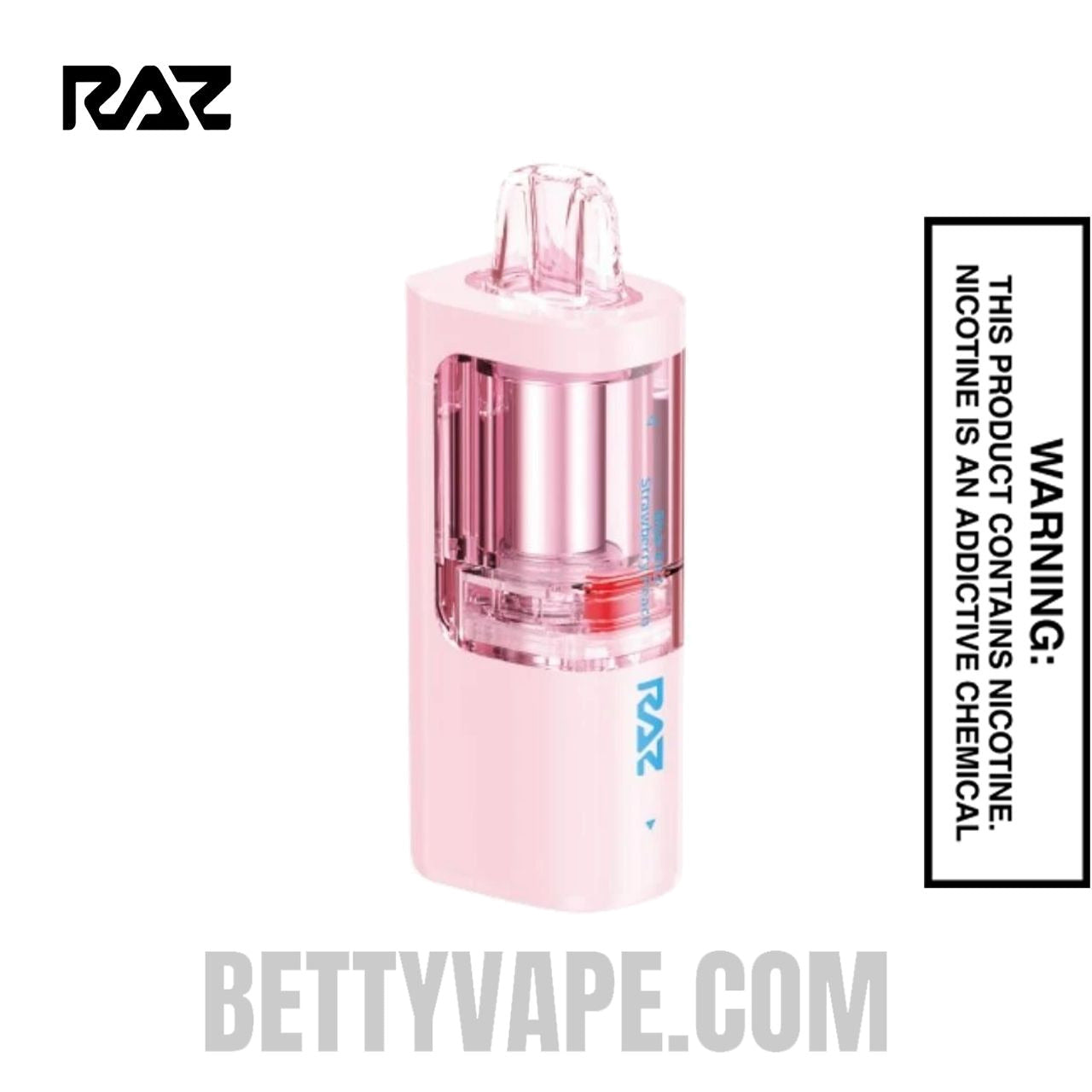Blue Raz Strawberry Peach RAZ VUE 50K Disposable Vape Pod