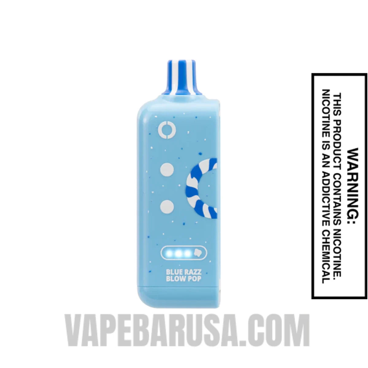Blue Razz Blow Pop Off Stamp Sweet Cube 25K Disposable Pod