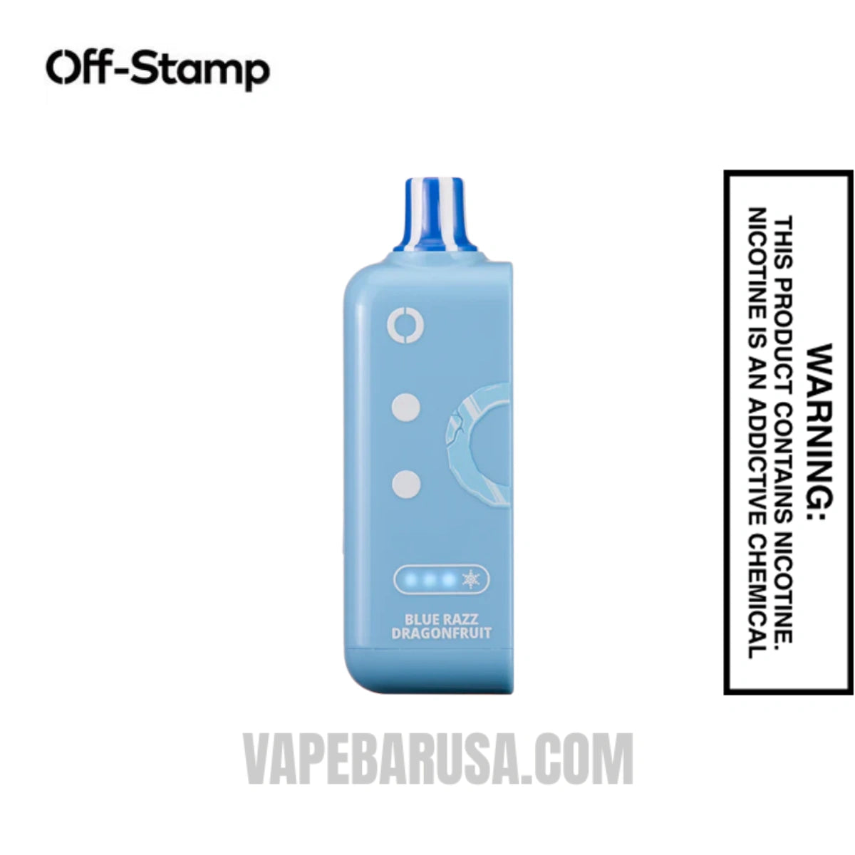Blue Razz Dragonfruit Off Stamp Ice Cube 25K Disposable Pod