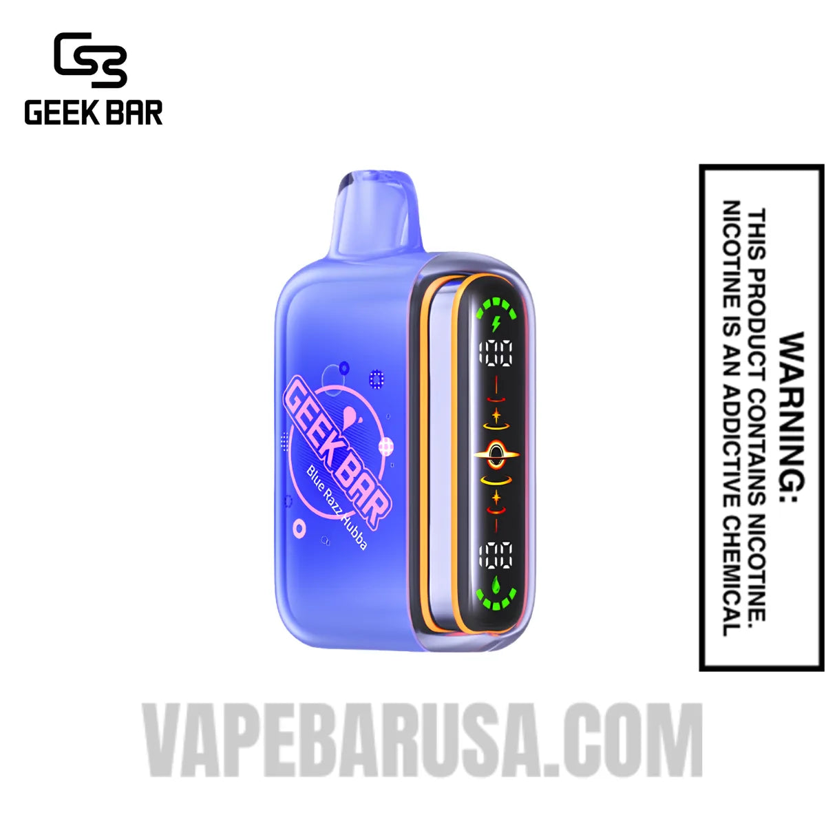 Blue Razz Geek Bar Pulse 2 Hubba Edition Disposable Vape