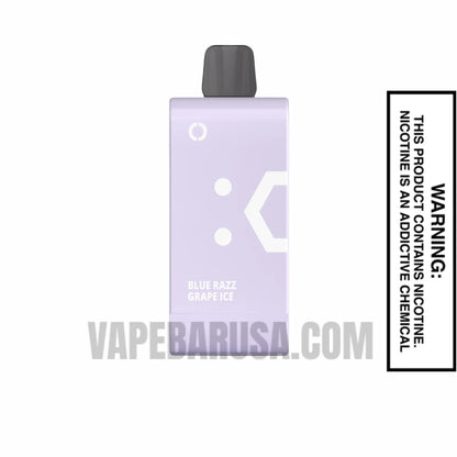 Blue Razz Grape Ice Off Stamp SW16000 Disposable Pod 
