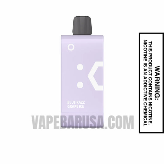 Blue Razz Grape Ice Off Stamp SW16000 Disposable Pod 