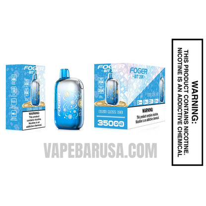 Blue Razz Ice Foger Bit 35K Disposable Vape With Bundle Pack