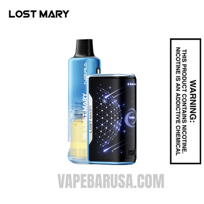 Blue Razz Ice Lost Mary Nera Fullview 70K Disposable Kit