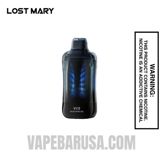 Blue Razz Ice Lost Mary VIZ 55K Disposable Vape