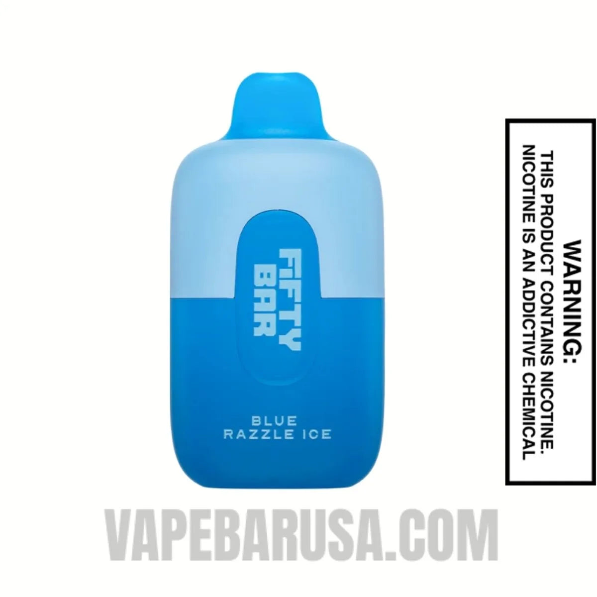 Blue Razzle Ice Fifty Bar Disposable Vape 6500 Puffs