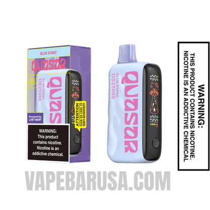 Blue Starz Lost Mary Quasar OS25000 Disposable Vape with package box