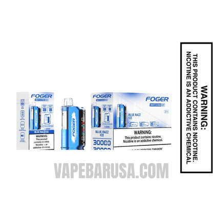 Blue Razz Ice Foger Switch Pro Disposable Vape with Bundle Box
