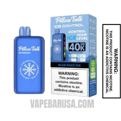 Blue Razz Ice Pillow Talk IC40000 Disposable Vape With Package Box
