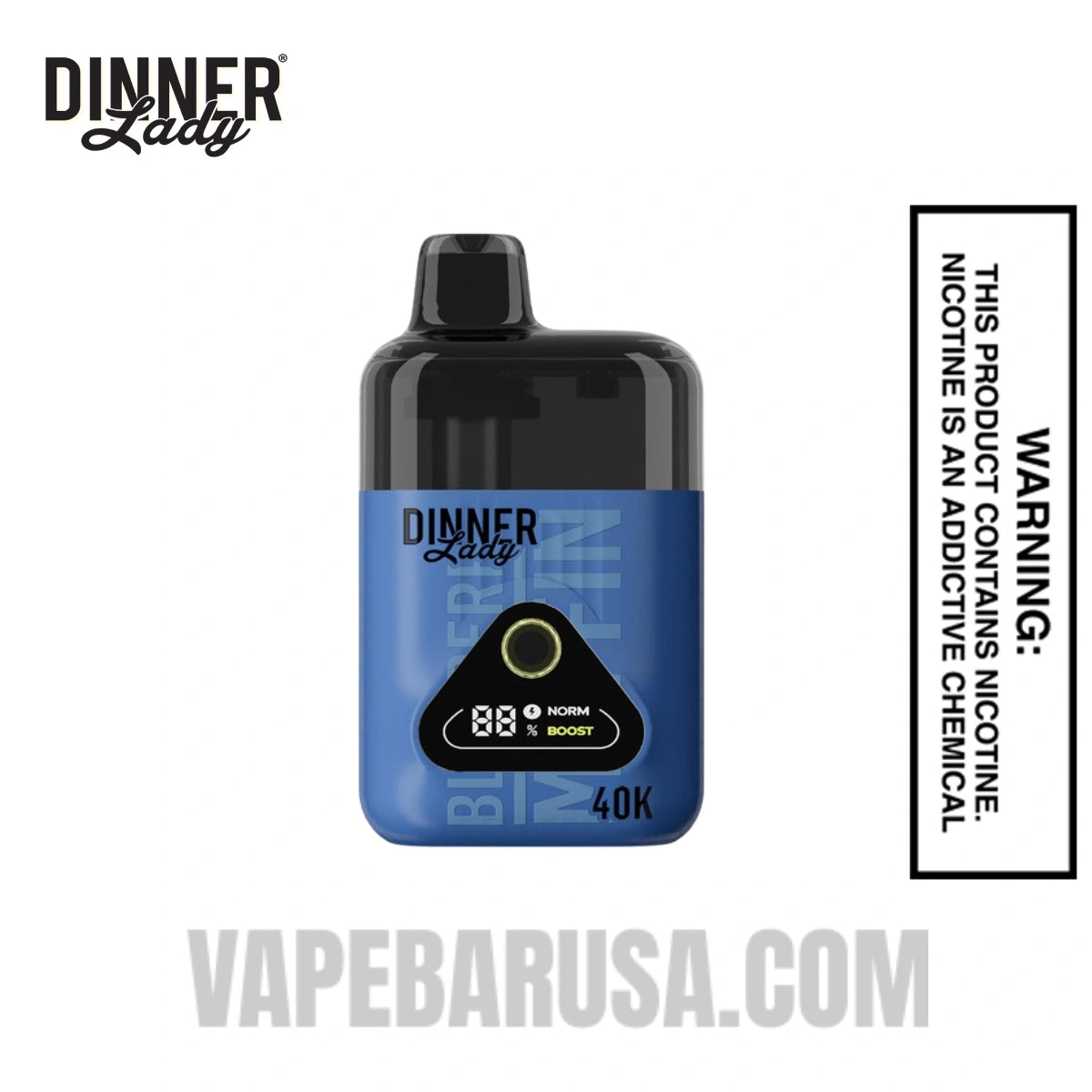 Blueberry Muffin Dinner Lady 40K Disposable Vape
