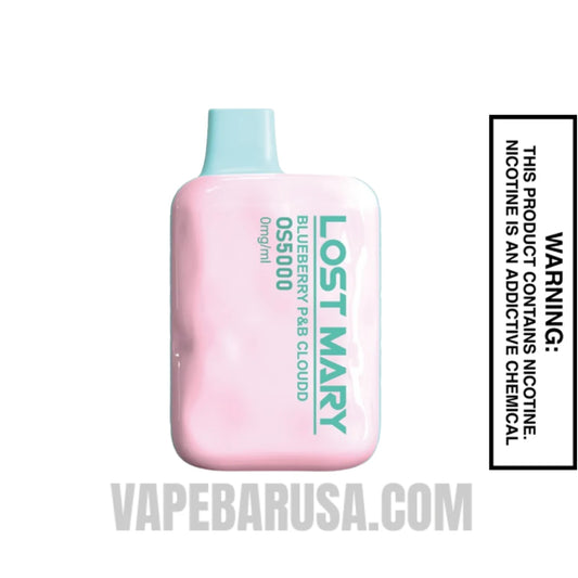 Blueberry P&B Cloudd Lost Mary OS5000 Disposable Vape