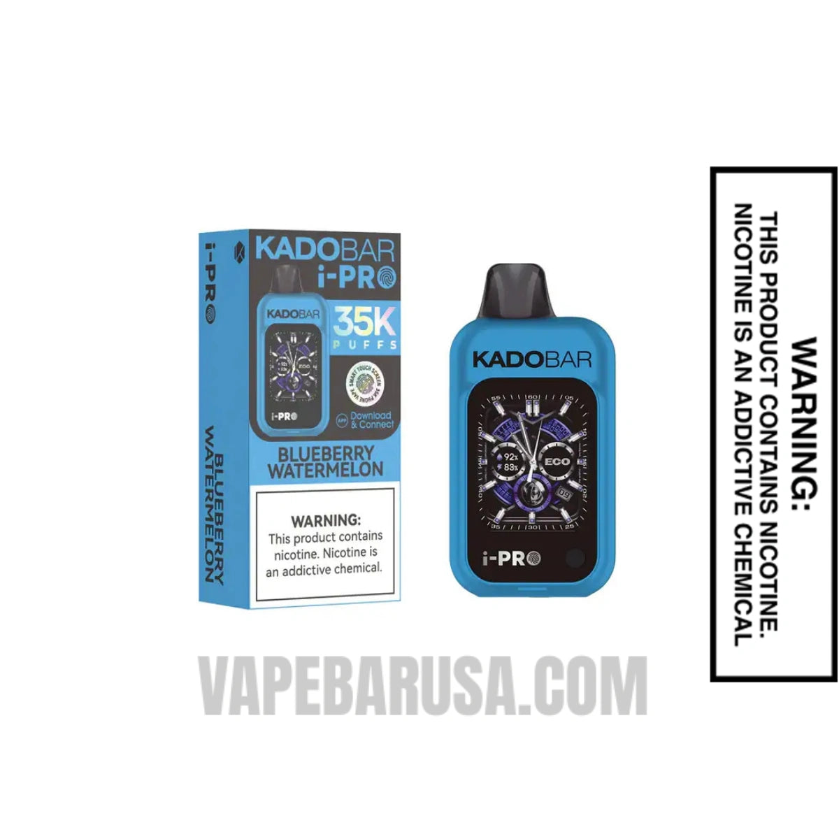 Blueberry Watermelon Kado Bar i-Pro 35K Disposable Vape With Package Box