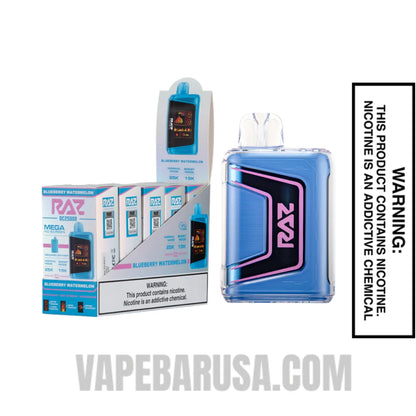 Blueberry Watermelon RAZ TN9000 Disposable Vape With Bundle Pack