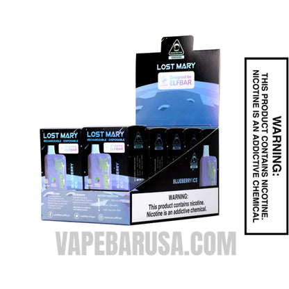 Blueberry Ice Lost Mary OS5000 Disposable Vape With bundle Pack