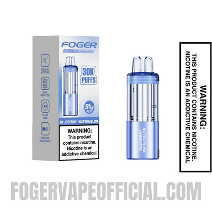 Blueberry Watermelon Foger Switch Pro 30K Disposable Pod With Package Box