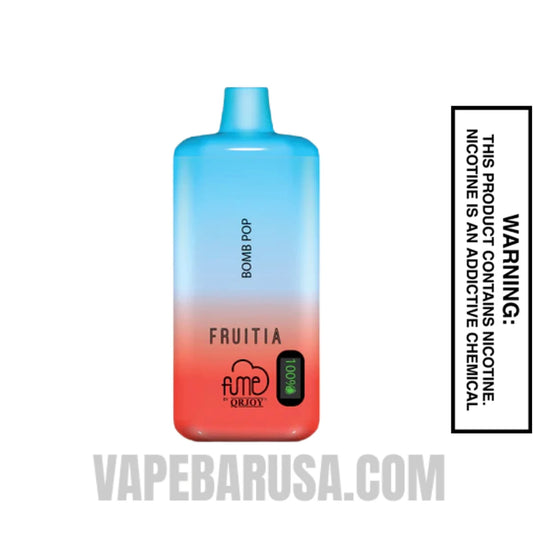 Bomb Pop Fruitia X Fume Disposable Vape 8000 Puffs