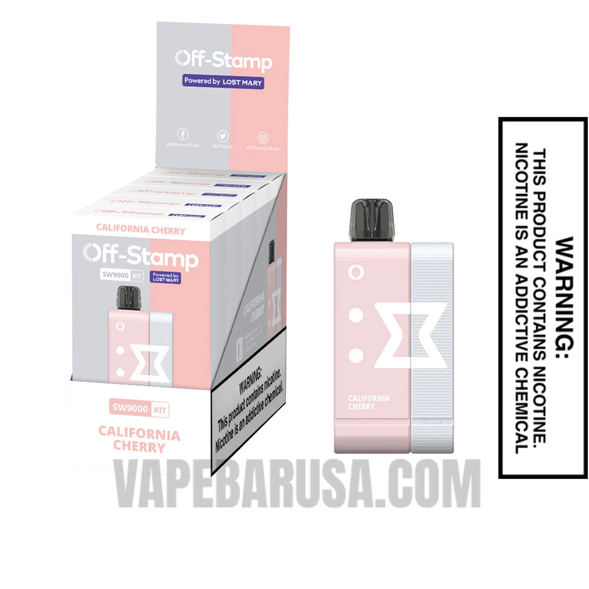 California Cherry Off Stamp SW9000 Disposable Kit With Bundle Pack