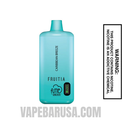 Carribean Breeze Fruitia X Fume Disposable Vape 8000 Puffs