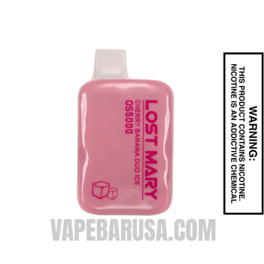 Cherry Banana Duo Ice Lost Mary OS5000 Disposable Vape