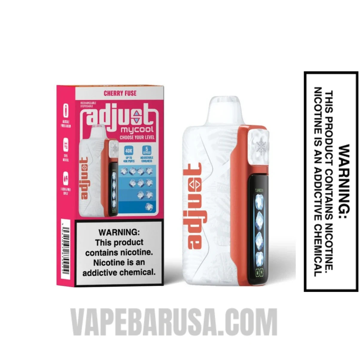 Cherry Fuse Adjust MyCool 40K Disposable Vape With Package Box