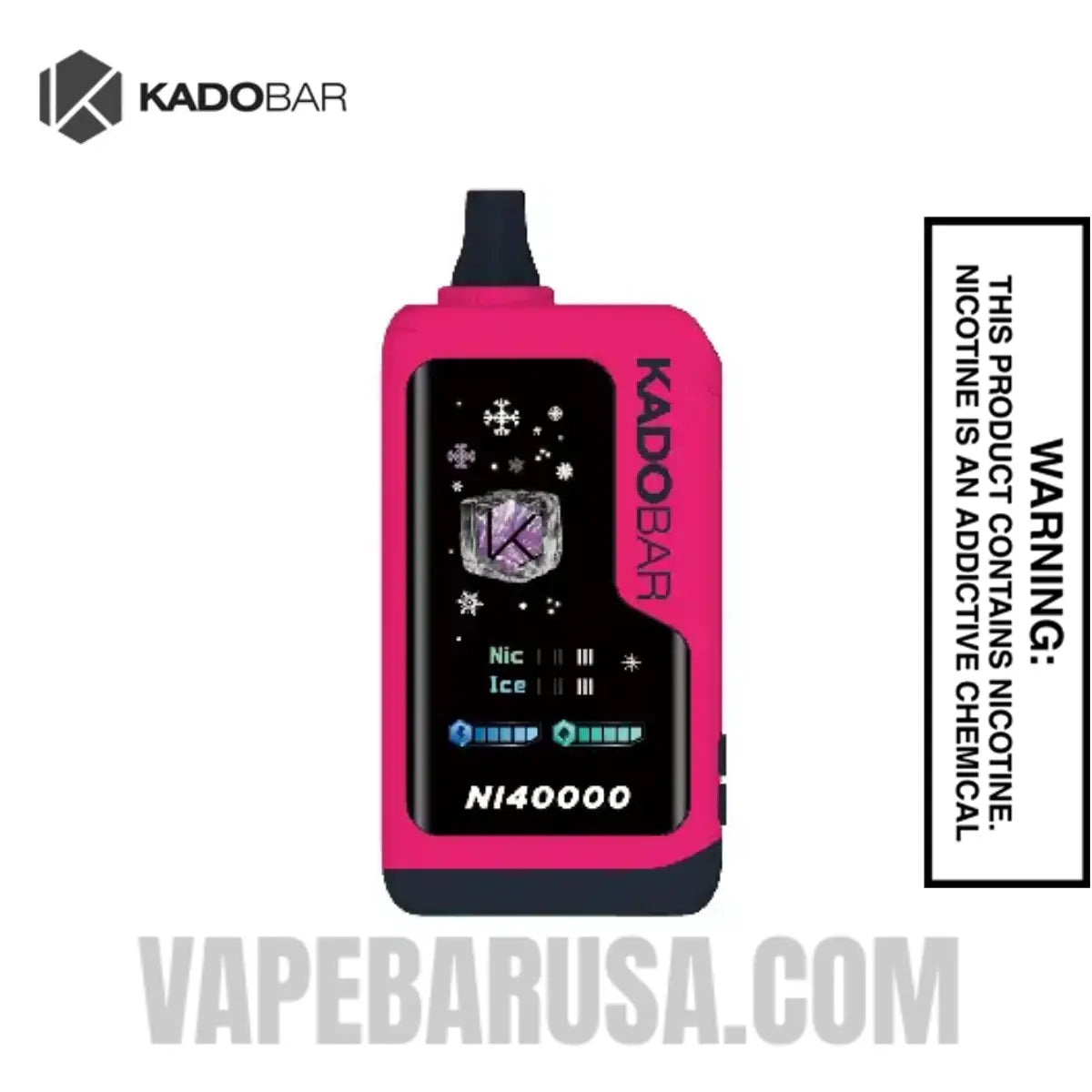 Cherry Hard Popz Kado Bar NI40000 Ice-Nic Disposable Vape