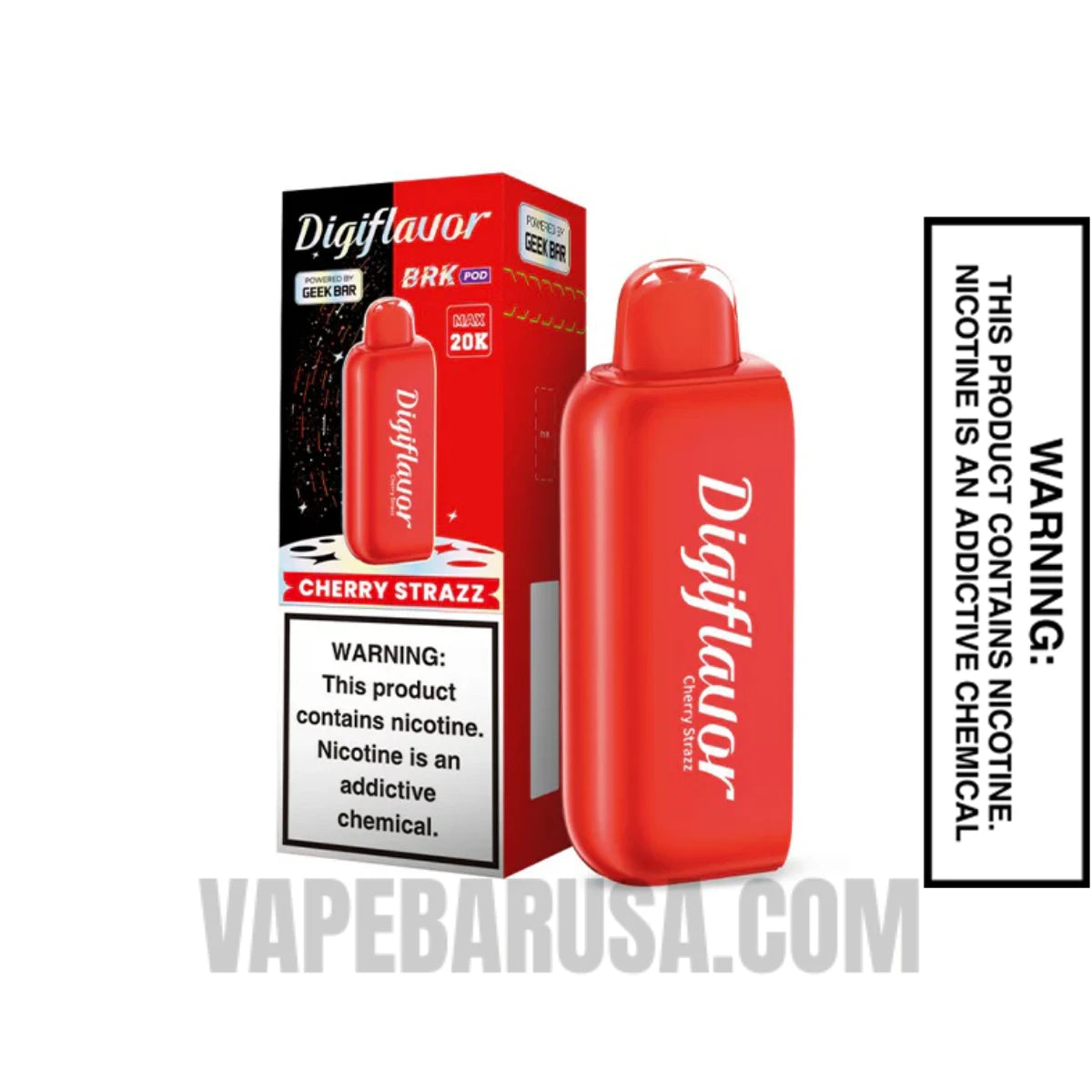 Cherry Strazz Digiflavor BRK 20K Disposable POD With Package Box