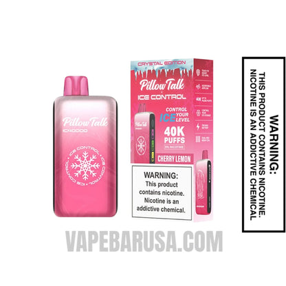Cherry Lemon Pillow Talk IC40000 Crystal Edition Vape With Package Box