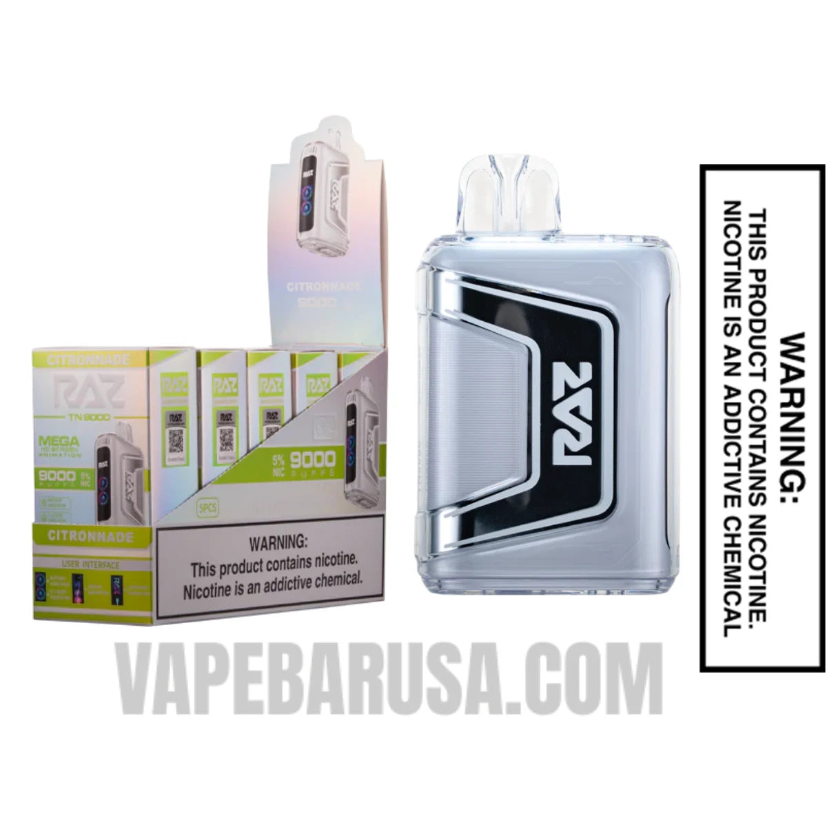 Citronade RAZ TN9000 Disposable Vape With Bundle Pack