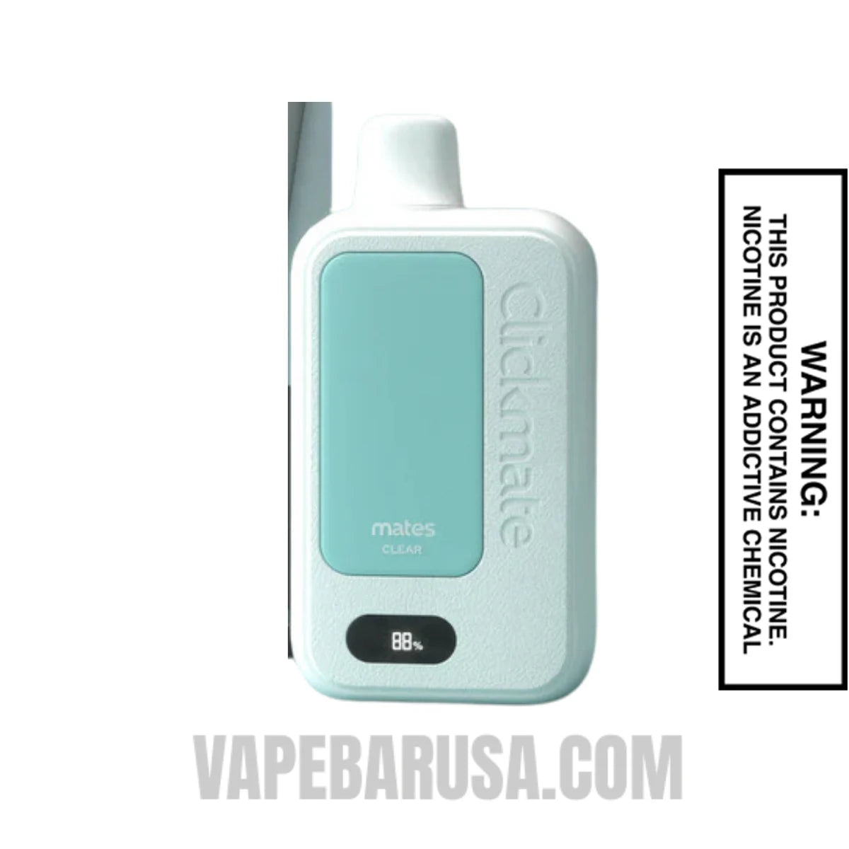 Clear Emerald 7 Daze Clickmate Vape 15000 Puffs