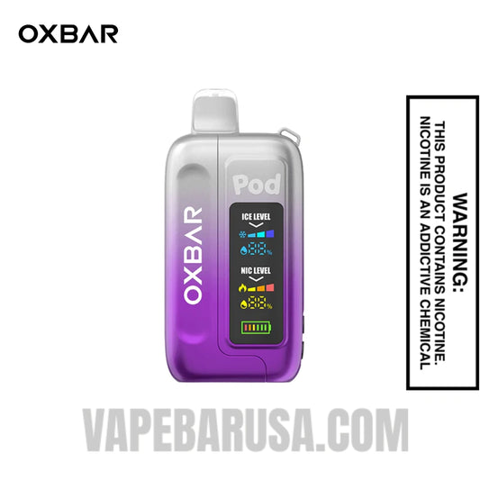 Clear Prism OXBAR X Pod Juice Nic-Switch 35K Disposable Vape