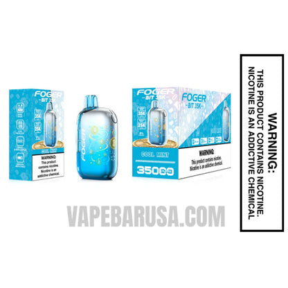 Cool Mint Foger Bit 35K Disposable Vape With Bundle Pack