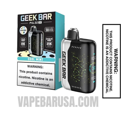 Cool Mint Geek Bar Pulse X Disposable Vape With Package Box