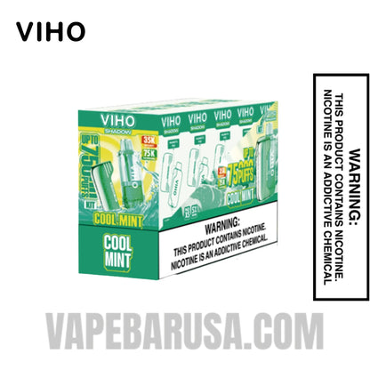 Cool Mint VIHO Shadow 75K Vape Kit With Bundle Pack