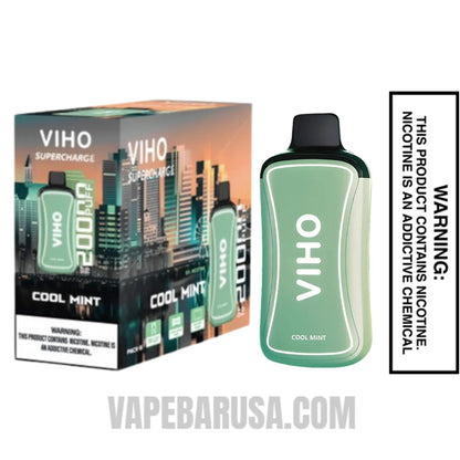 Cool Mint VIHO Supercharge 20000 Puffs Vape With Bundle Pack