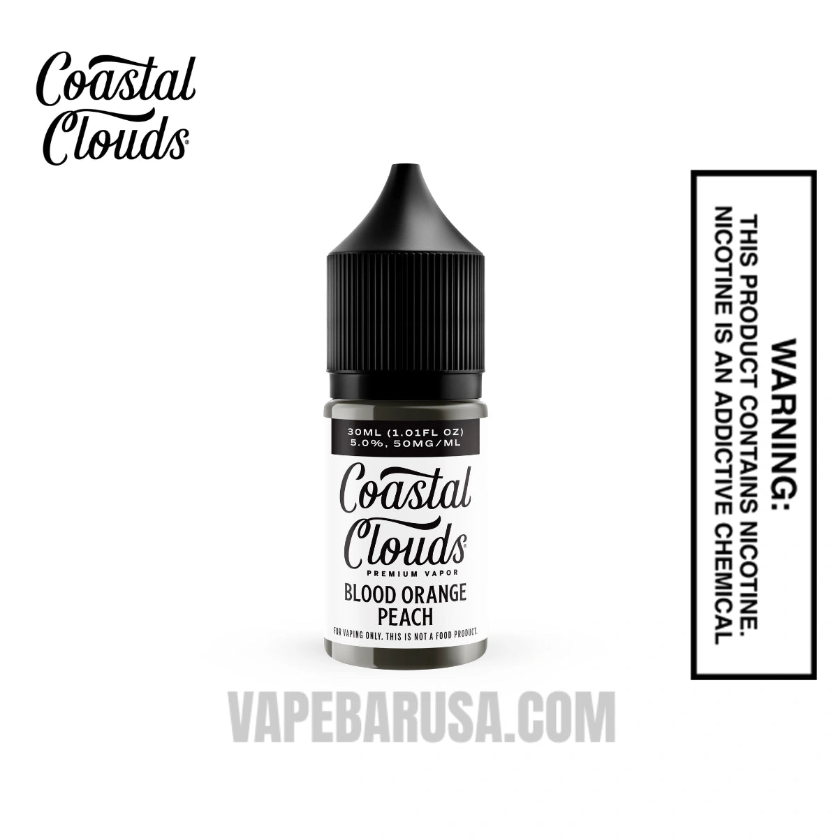 Blood Orange Peach Salt Coastal Clouds Salt Nic 30 ML
