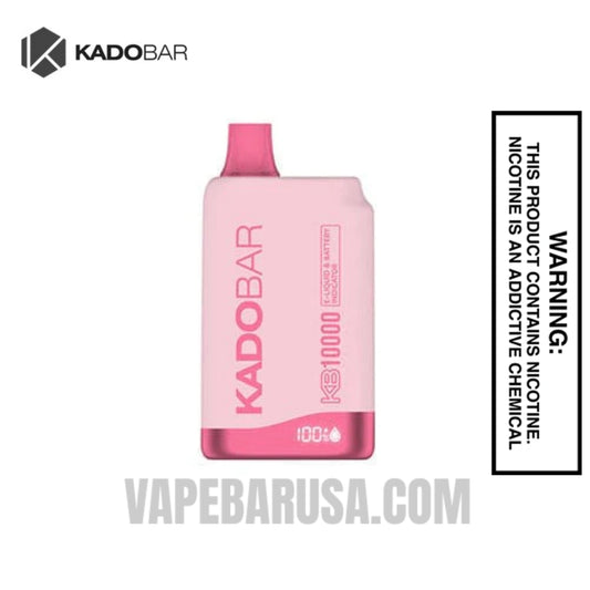 Georgia Peach Kado Bar 10000 Puffs 0% Nicotine Vape 