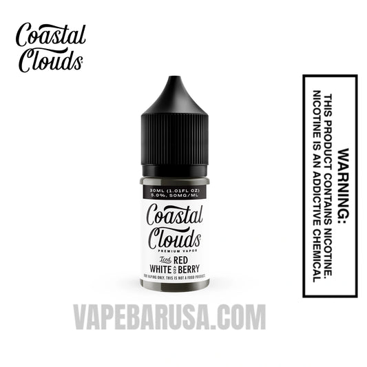 Iced Red White and Berry Salt Coastal Clouds Salt Nic 30 ML
