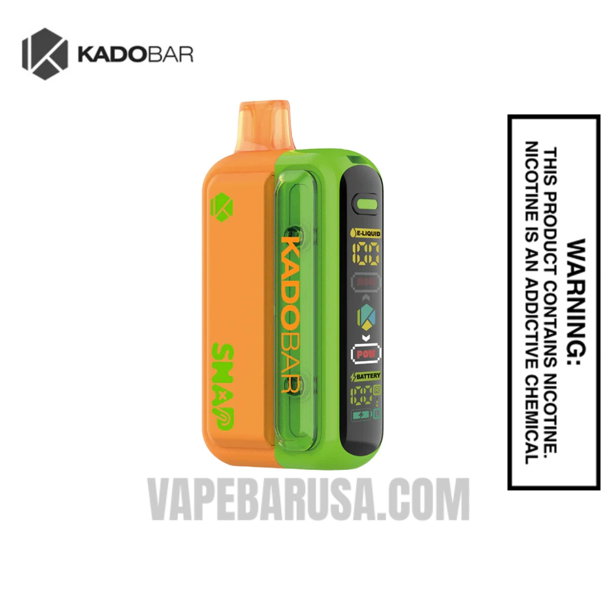Juicy Mango Kado Bar Snap 25K Disposable Vape Kit 