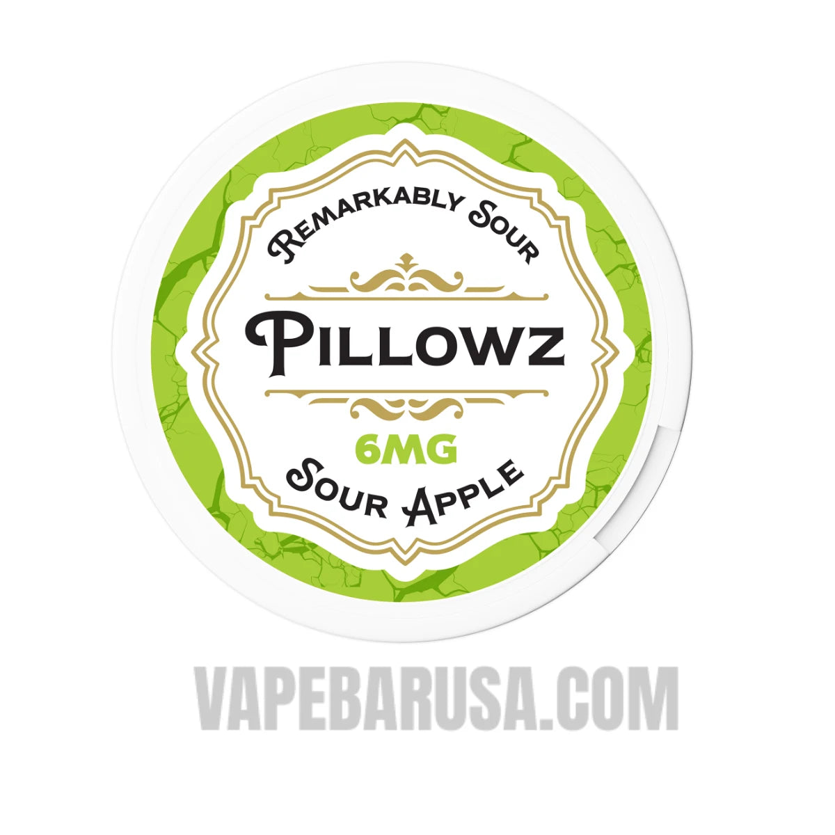 Sour Apple Pillowz Nicotine Pouches 6 mg (Pack of 5)