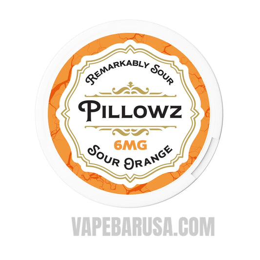 Sour Orange Pillowz Nicotine Pouches 6 mg (Pack of 5)