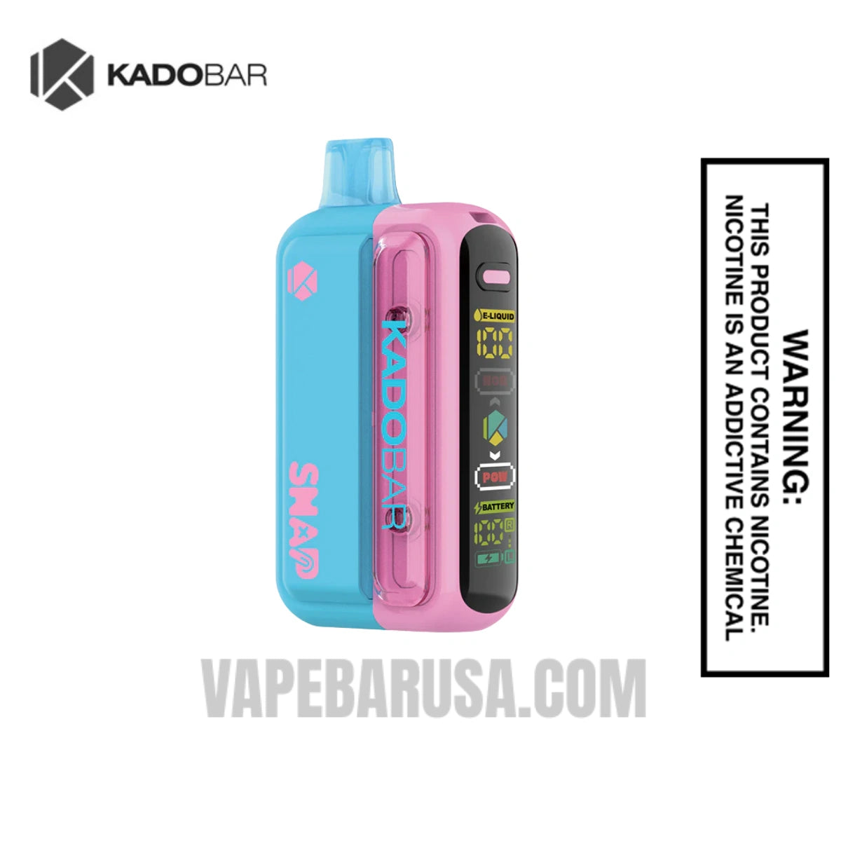 Sour Rainbow Candy Kado Bar Snap 25K Disposable Vape Kit