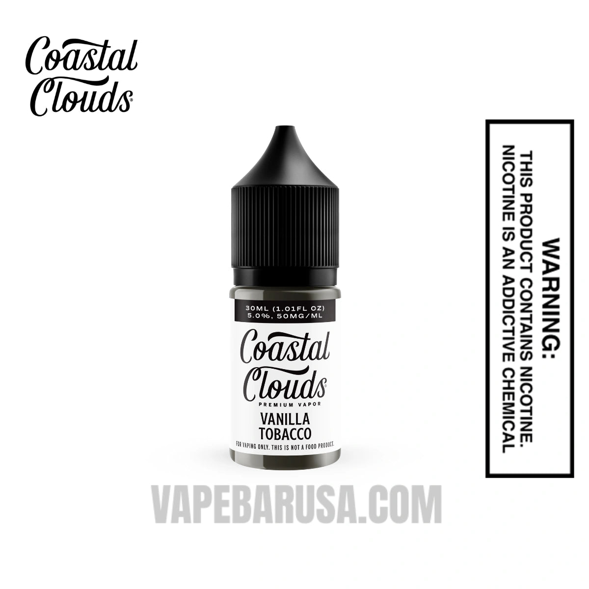 Vanilla Tobacco Salt Coastal Clouds Salt Nic 30 ML