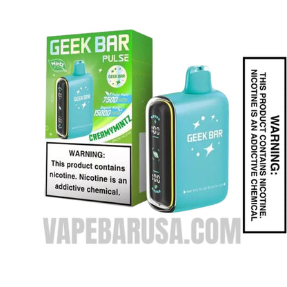 Creamymintz Geek Bar Pulse Disposable Vape With Package Box