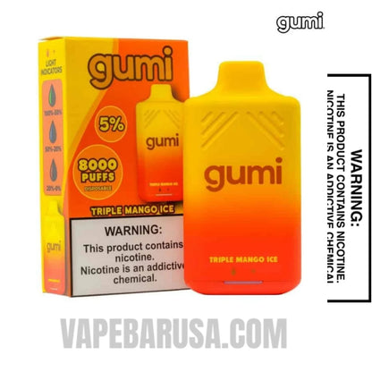 Double Apple Gumi Bar Disposable Vape 8000 Puffs With Package Box