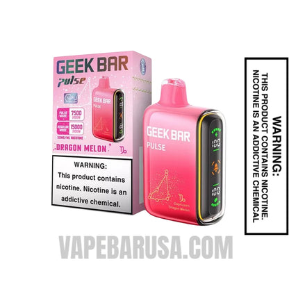 Dragon Melon Geek Bar Pulse Vape (Capricorn)With Package Box