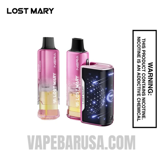 Dragon Strawnana Lost Mary Nera Fullview 70K Disposable Vape Kit
